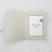 Verjaardag Ivoor Abstract gestructureerd ontwerp Kaart (Binnen)