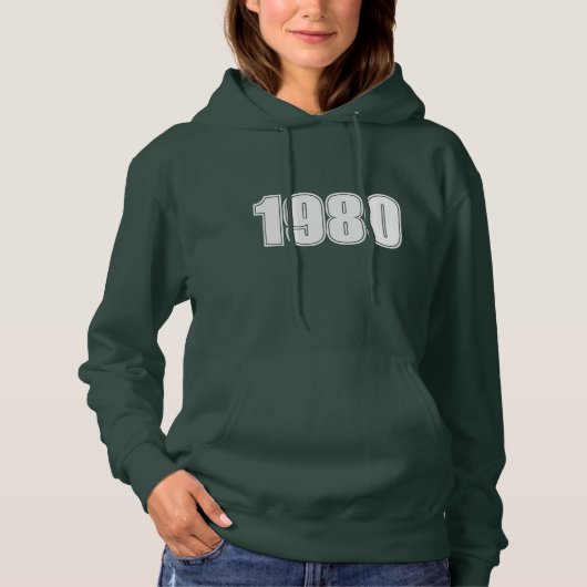 Verjaardag Jaar - Alumni: Gepersonaliseerde vrouw  Hoodie (Voorkant)