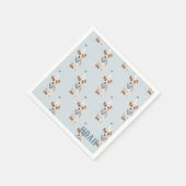 Verjaardag Jack Russell Dog Party Pet Persoonlijk Servet (Hoek)