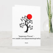 Verjaardag Japanse Kaart (Achterkant)