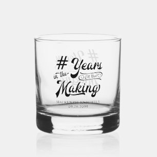 Verjaardag JAREN IN DE MAAK Gepersonaliseerd Whisky Glas
