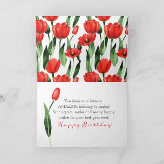 Verjaardag, je bent de meest geweldige vriend bedankkaart (Binnen)