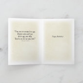 Verjaardag - Je bent zo oud als je je voelt Kaart (Binnen)