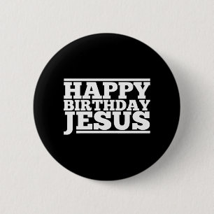 Verjaardag Jezus Kerstmis Ronde Button 5,7 Cm