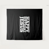 Verjaardag Jezus Kerstmis Wandkleed (Voorkant (horizontaal))