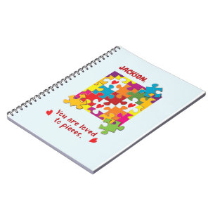 Verjaardag Jigsaw Puzzel Notitieboek
