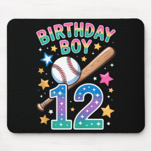 Verjaardag Jongen 12e Verjaardag Baseball Tank Top Muismat