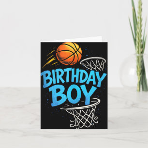 Verjaardag Jongen - Basketbalspeler Sport Fun Tank Kaart