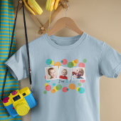 Verjaardag Jongen Foto's en Polka Dots Custom Age Kinder Shirts