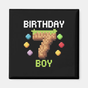 Verjaardag Jongen Het is Mijn 7e Verjaardag Gamer Magneet