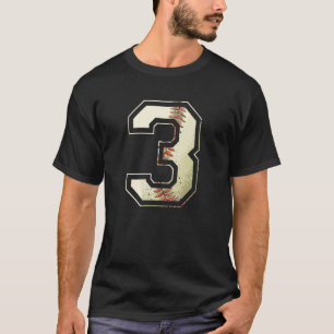 Verjaardag Jongen Honkbal 3e Verjaardag Partij 3 j T-shirt