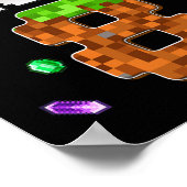 Verjaardag Jongen Kinder 8e Verjaardag 8 Jaar Oude Poster (Hoek)