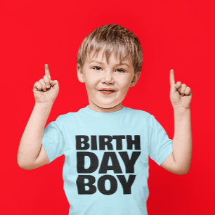 VERJAARDAG JONGEN KINDER schattige PEUTER T-SHIRT