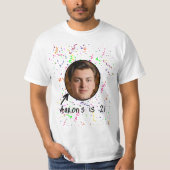 Verjaardag Jongen kroegentocht 21ste Feestgroep T-shirt (Voorkant)