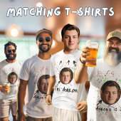 Verjaardag Jongen kroegentocht 21ste Feestgroep T-shirt