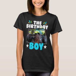 Verjaardag Jongen Monster Vrachtwagen Matching Fam T-shirt