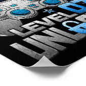 Verjaardag Jongen Niveau 7 Ontgrendeld Video Game  Poster (Hoek)