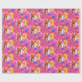 Verjaardag Jongen of Meisje leeftijd 3 Ladybug inp Cadeaupapier (Vlak)