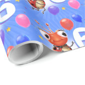Verjaardag Jongen of Meisje leeftijd 6 Ladybug inp Cadeaupapier (Rol Hoek)