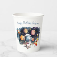 Verjaardag Jongen Planeten Ruimtevaart