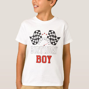 Verjaardag Jongen Race Auto Racing Auto Driver T-shirt