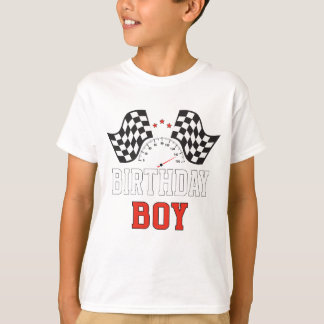 Verjaardag Jongen Race Auto Racing Auto Driver T-shirt