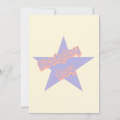 Verjaardag Jongen Schattigee Partij Kaart (Achterkant)