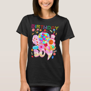 Verjaardag Jongen Snoep Land Snoep Crew Sweet Birt T-shirt