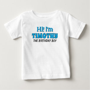 Verjaardag Jongen T-shirt, Verjaardag T-shirt met