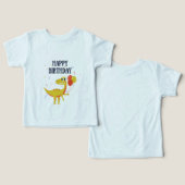 Verjaardag Jongens T-Shirt (Ontwerp Voorkant & Achterkant)