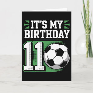 Verjaardag jongens T-shirts 11 Voetbal Het is mijn Kaart