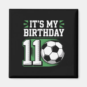 Verjaardag Jongens T-shirts 11 Voetbal Het Is Mijn Magneet