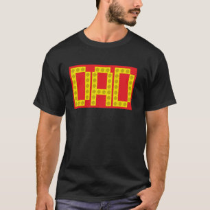 Verjaardag Jongen's vader Meester Bouwer Bricks T-shirt
