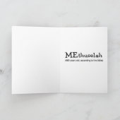 verjaardag , jonger dan ik wenskaart bedankkaart (Binnen)