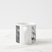 Verjaardag Jubileum Mok Geschenk Zwart Wit Marmer (Achterkant)