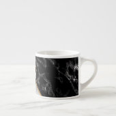 Verjaardag Jubileum Mok Geschenk Zwart Wit Marmer (Rechts)
