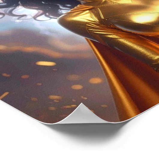 Verjaardag & Jubileum Superheld Gefeliciteerd Poster (Hoek)