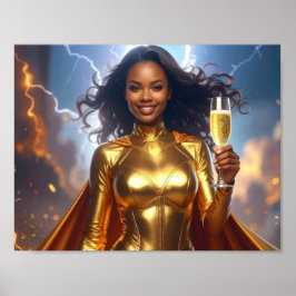 Verjaardag & Jubileum Superheld Gefeliciteerd Poster