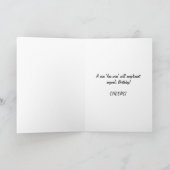 Verjaardag juichen wijnfles en glazen kaart (Binnen)