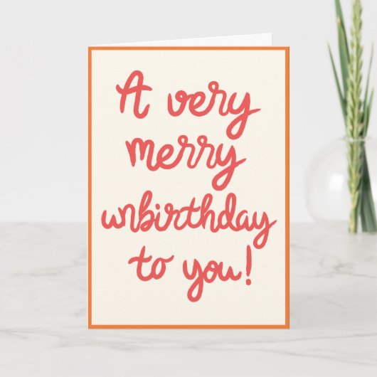 Verjaardag Kaart (Voorkant)