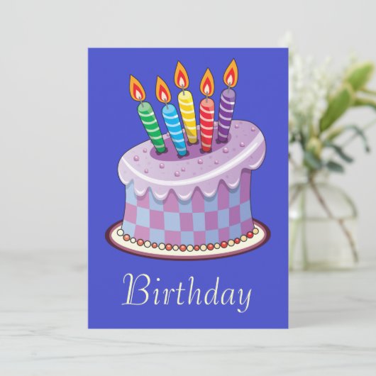 Verjaardag Kaart (Staand voorkant)