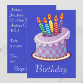 Verjaardag Kaart (Voorkant / Achterkant)