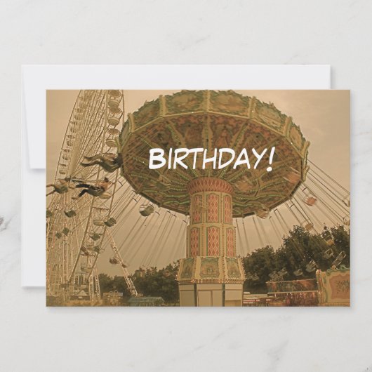 Verjaardag! Kaart (Voorkant)