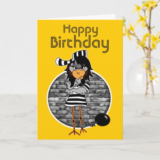 Verjaardag Kaart (Gele Bloem)