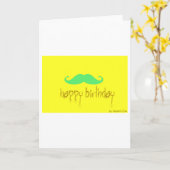 verjaardag kaart (Gele Bloem)