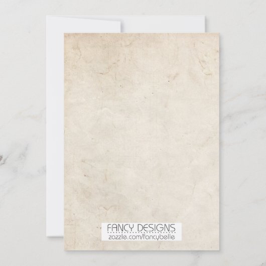 Verjaardag Kaart (Achterkant)