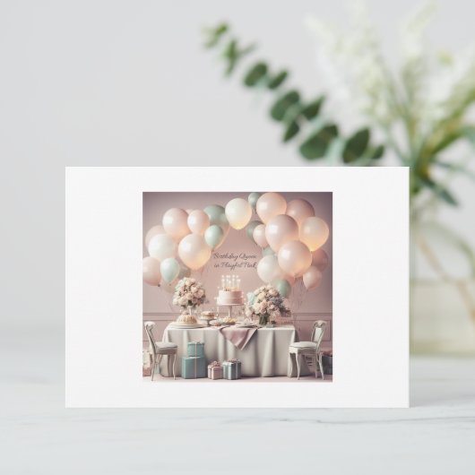 VERJAARDAG KAART (Staand voorkant)