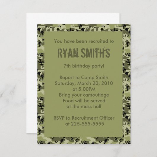 Verjaardag Kaart (Voorkant / Achterkant)