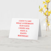 verjaardag kaart (Gele Bloem)