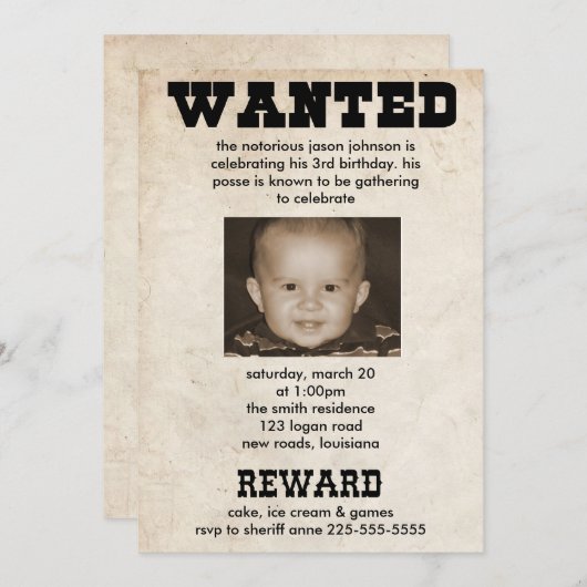 Verjaardag Kaart (Voorkant / Achterkant)